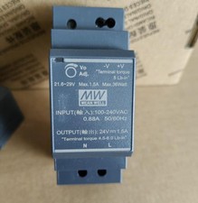 NEW Mean Well HDR-30 Series DIN Rail Power Supply 15W 5V 12V 24V
