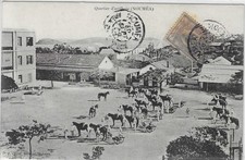 OCEANIE  NOUVELLE-CALEDONIE :   QUARTIER D'ARTILLERIE. RACHE EDITEUR NOUMEA