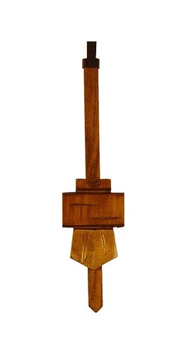 Balancier sculpté main - sculpté, la