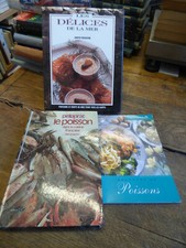 lot de 3 livres sur  cuisine