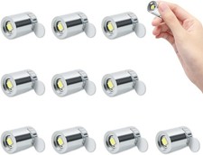 Lot de 10 mini lumières LED blanches, petites lumières LED avec piles, petites l