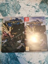 Jeu Nintendo switch monster Hunter rise avec steelbook