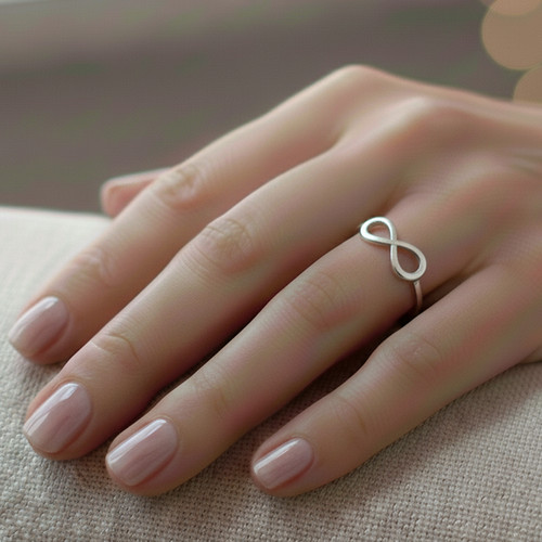 Bague infini argent - bague,