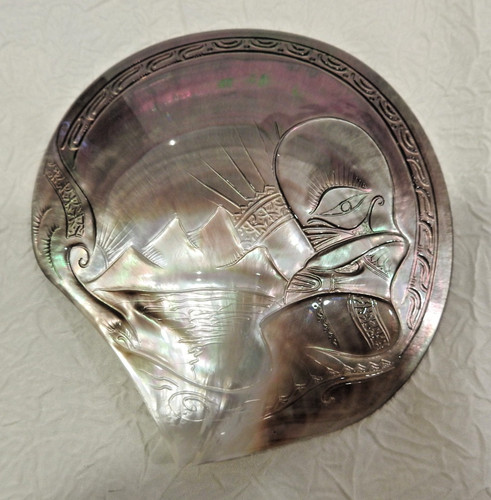 Ancienne coquille nacre - ,