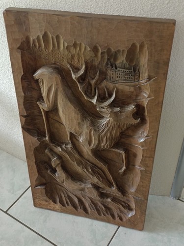 Tableau sculpture bois - tableau,
