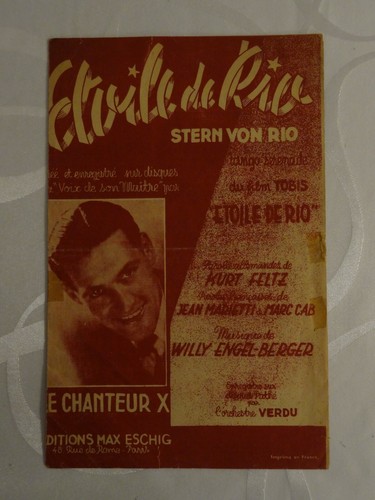 Partition etoile rio stern - etoile,