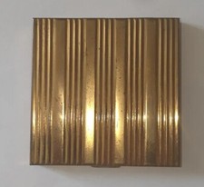 Ancien Poudrier Guilloché En