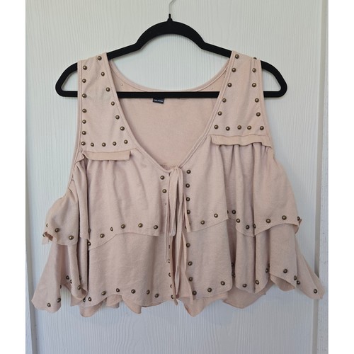 Faux suede studded - suede,