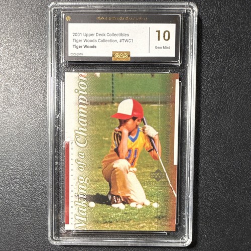 Upper deck 2001 tiger woods - upper,