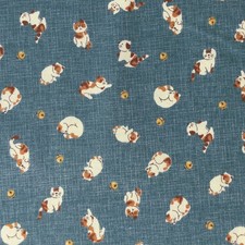 Tissu Japonais Chats