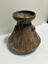 Vase ancien en Grès , signé