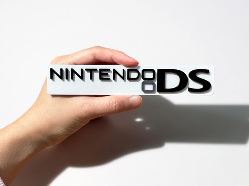 Plaque logo nintendo 3d - logo,