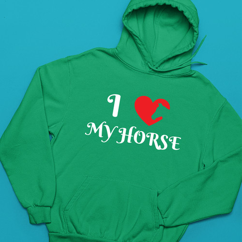 Love cheval capuche - i, my