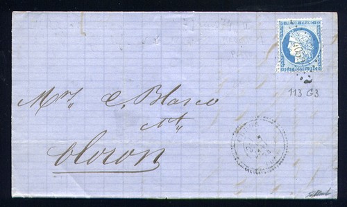 Rare lettre urdos pour - lettre, d'urdos