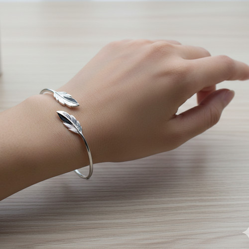 Bracelet jonc argent 925 - argent,