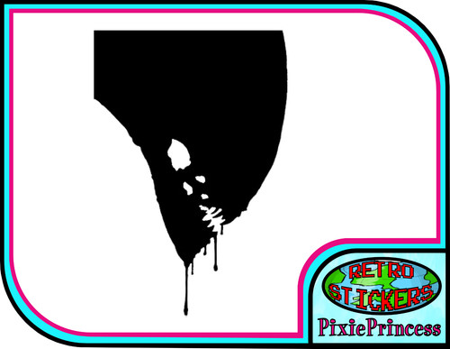 Autocollant vinyle mural alien - autocollant,