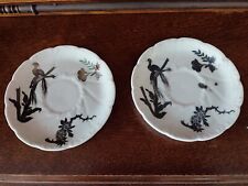 Sous tasse / Coupelle porcelaine très fine DLG Limoges - Lot x2