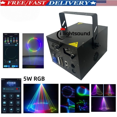 Laser light rgb ilda - 5w,