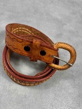 Ceinture cuir marron clair