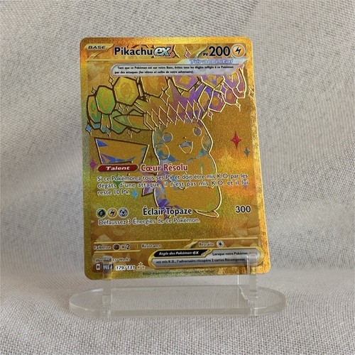 Carte pokémon pikachu ex - pokémon,