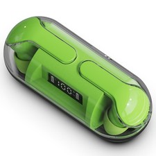 Casque sans fil avec écran LED et commande tactile pour sport et jeu