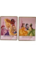 2 cartes Disney princesses 