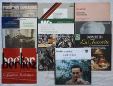 Lot x10 disques vinyles 33 T. Musique CLASSIQUE : BERLIOZ CHAUSSON JANACEK ...
