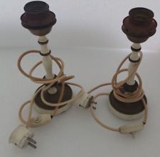 2Pcs Pieds De Lampe Vintage -