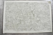 CASSINI CARTE IN PLANO 630mm X 950 mm, 1808, ST BRIEUC LOUDEAC , n 157 , 8 C,