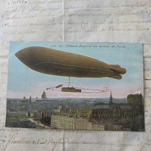 Cpa dirigeable clément bayard - clément,