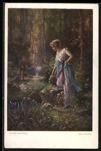 Carte postale artiste - postale, hans