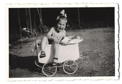 Photographie fille criant