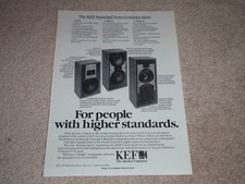 Kef Carlton, Coda, Carina Haut Parleur Ad, 1983, Lunettes, 1 Page