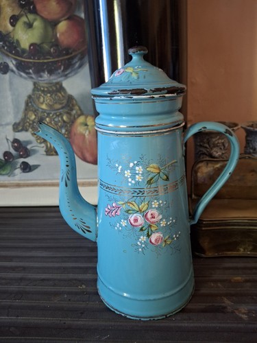Cafetieres ancienne bleu - ancienne, /