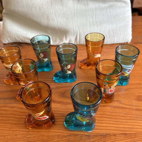 Verres liqueur vintage fumeurs - vintage,