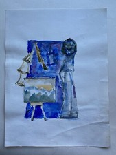 Peinture Moderne Anonyme Dans