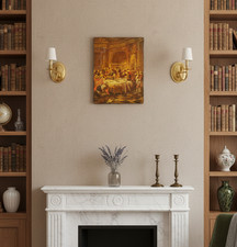 Art mural craquelé, Tableau