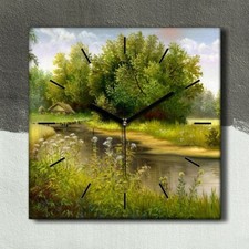 Horloge décorative sur toile