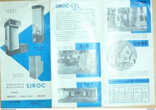 Siroc Catalogue (Générateurs d'air chaud) Belgique 1939