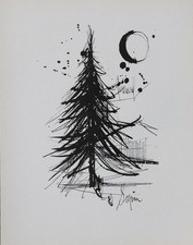 Bernard BUFFET : Le sapin
