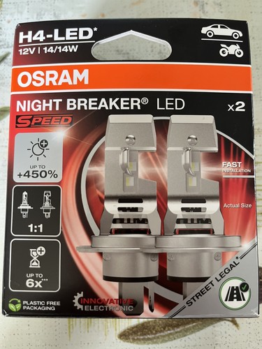 Ampoules led osram night - h4,