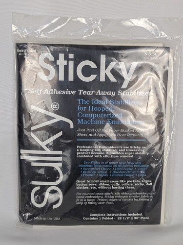 New sticky sulky self - new, self-adhesive