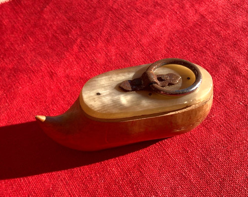 Tabatière bois sabot - bois,