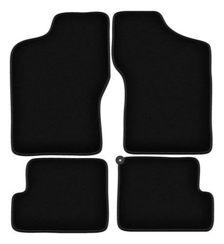 Tapis sol velours noir - tapis, en