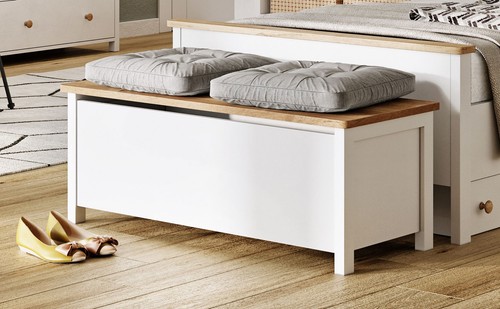 Coffre jouets 99cm blanc - à,