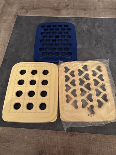 Lot trois plaques ravioles - lot,