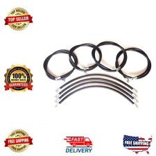 612/00100 612/02400 - JCB MINI-PELLE Kit De Tuyau D'Armature L+R Avec 8 Pièces.