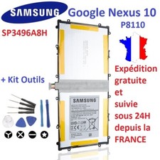 Batterie pour Samsung Galaxy Google Nexus 10 + Kit outils  P8110 réf : SP3496A8H