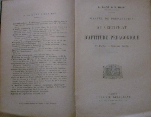 Augé bain manuel de - augé.,