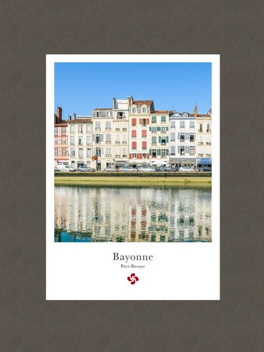 Poster bayonne reflets - poster, –